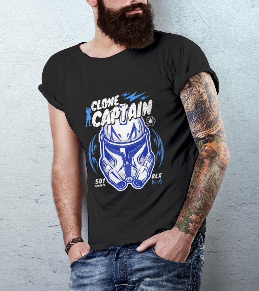 Clone Captain Rex 501 Trooper Star Wars The Clone Wars T-Shirt