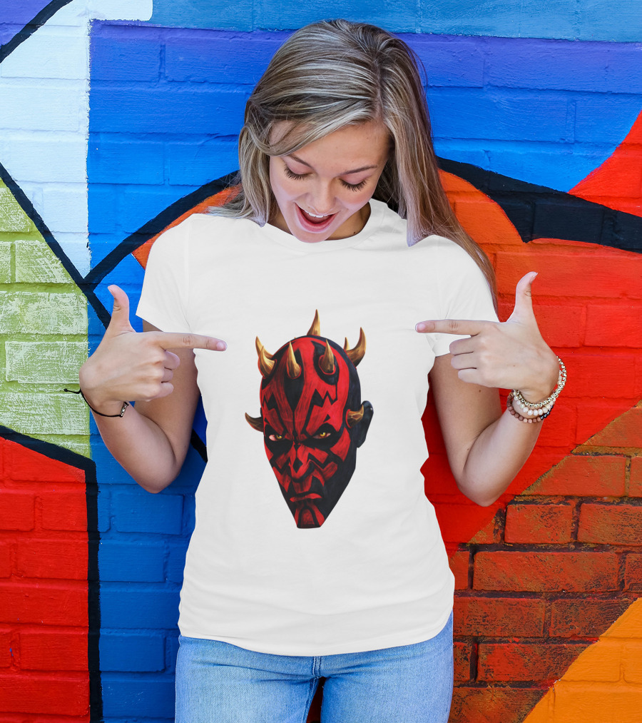 Star Wars The Clone Wars Darth Maul Character Face T-Shirt