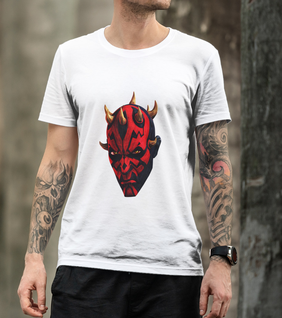 Star Wars The Clone Wars Darth Maul Character Face T-Shirt
