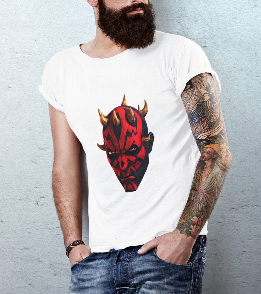 Star Wars The Clone Wars Darth Maul Character Face T-Shirt