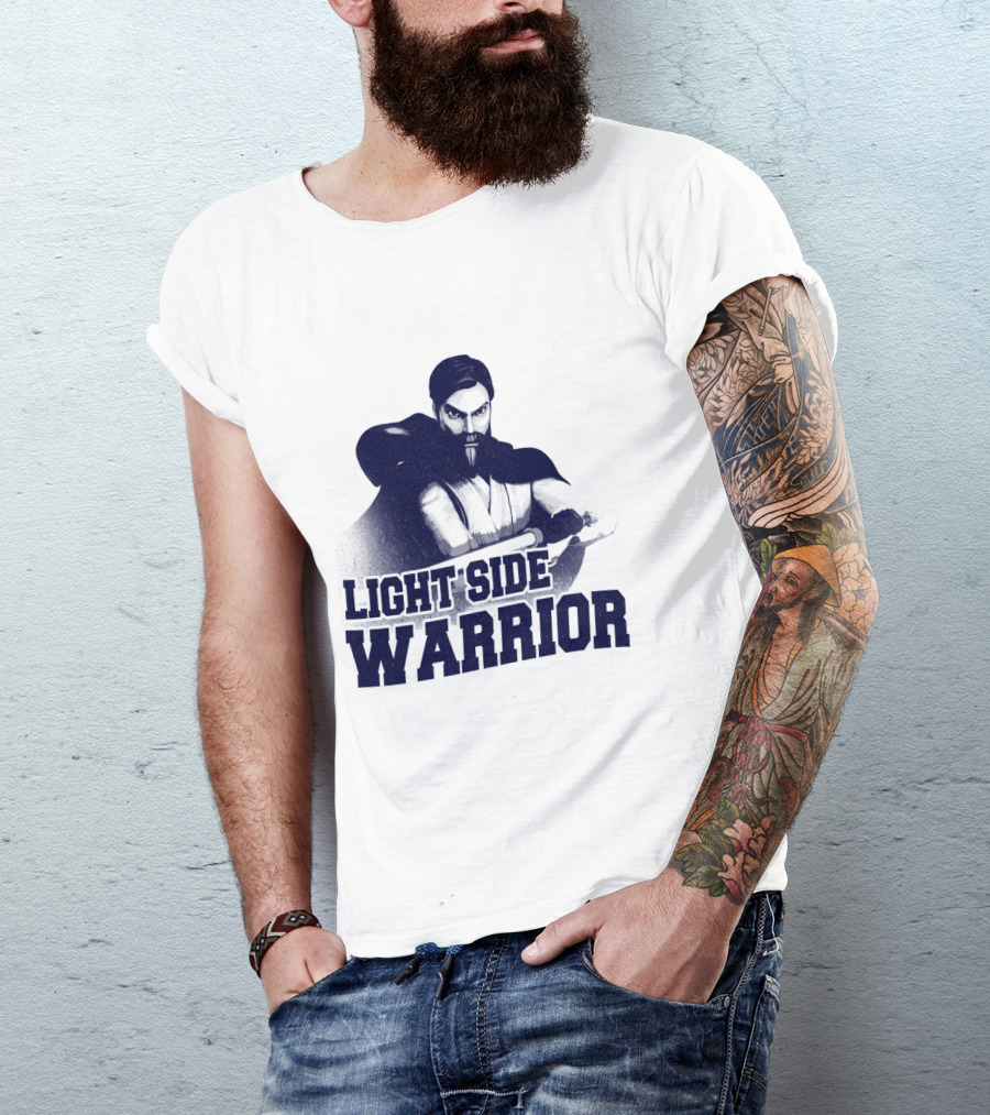 The Clone Wars Obi Wan Kenobi Light Side Warrior T-Shirt