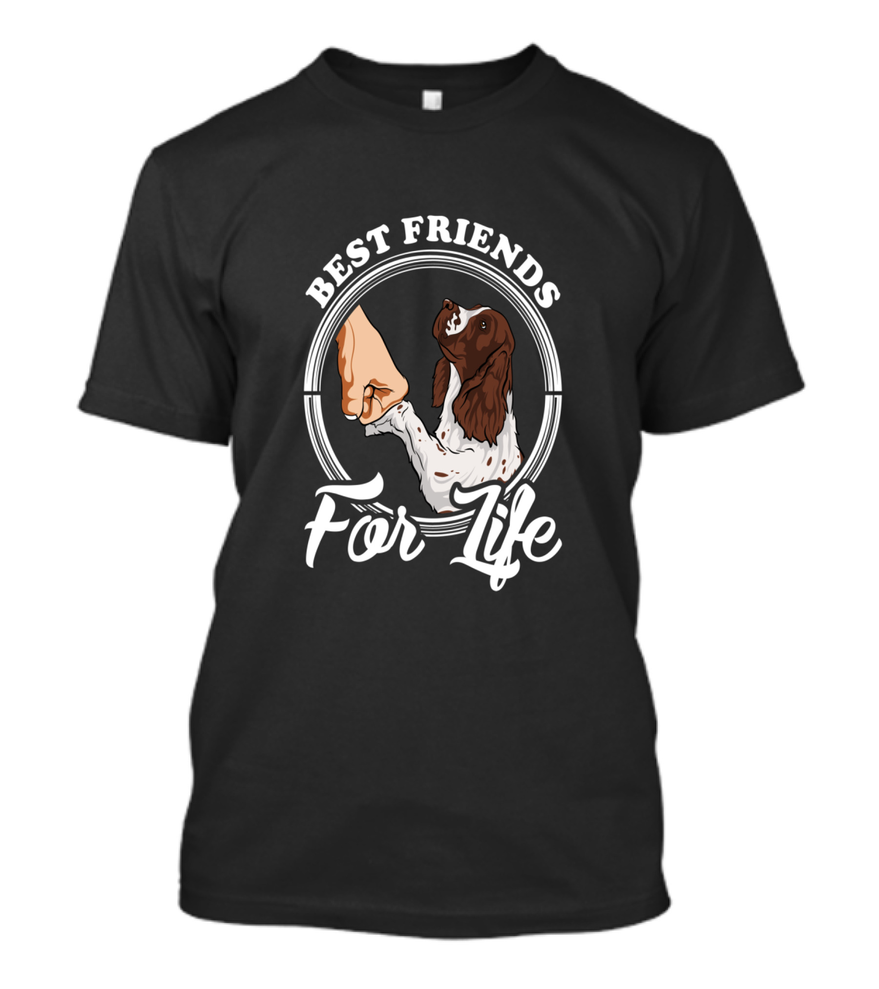 Best Friends For Life English Springer Spaniel T-Shirt