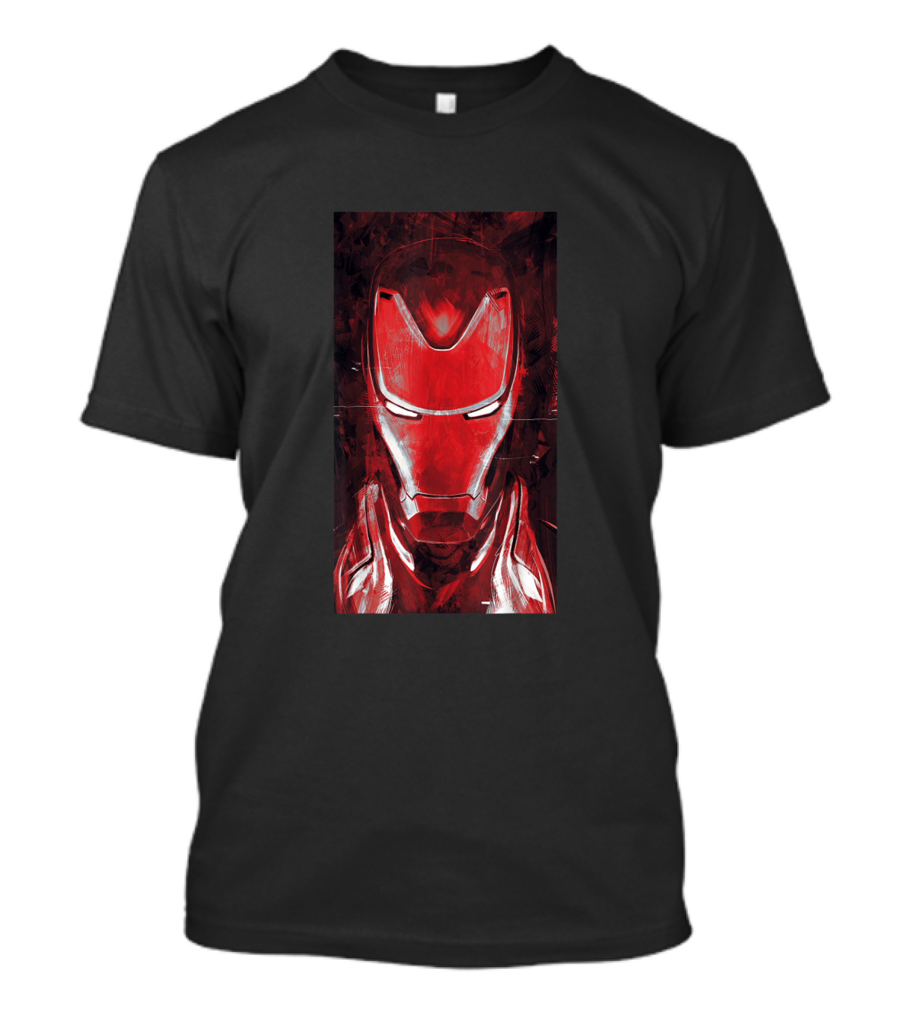 Marvel Avengers Endgame Red Iron Man Face T-Shirt