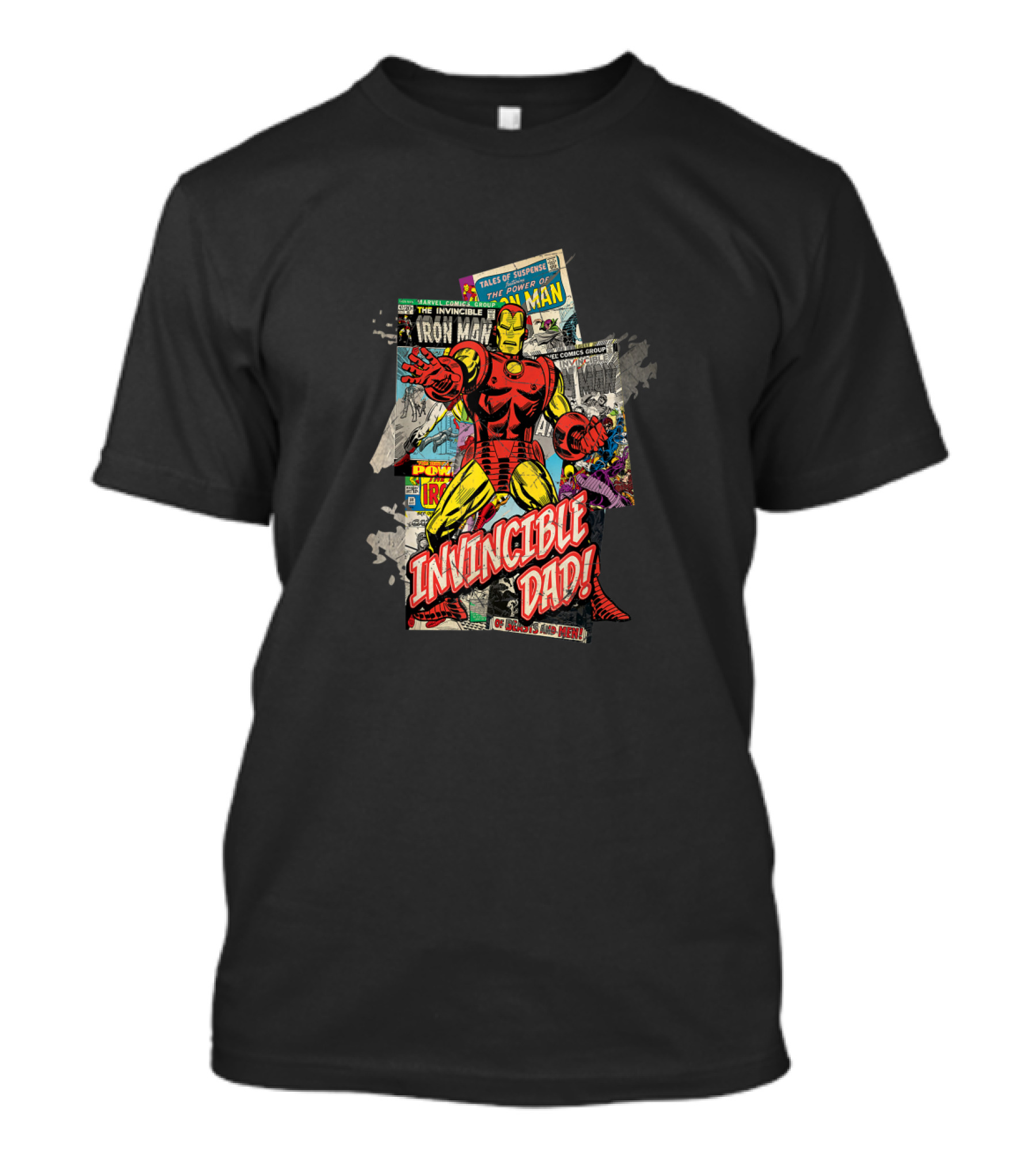 Marvel Comics Iron Man Invincible Dad Power Tales Of Suspense Cover T-Shirt
