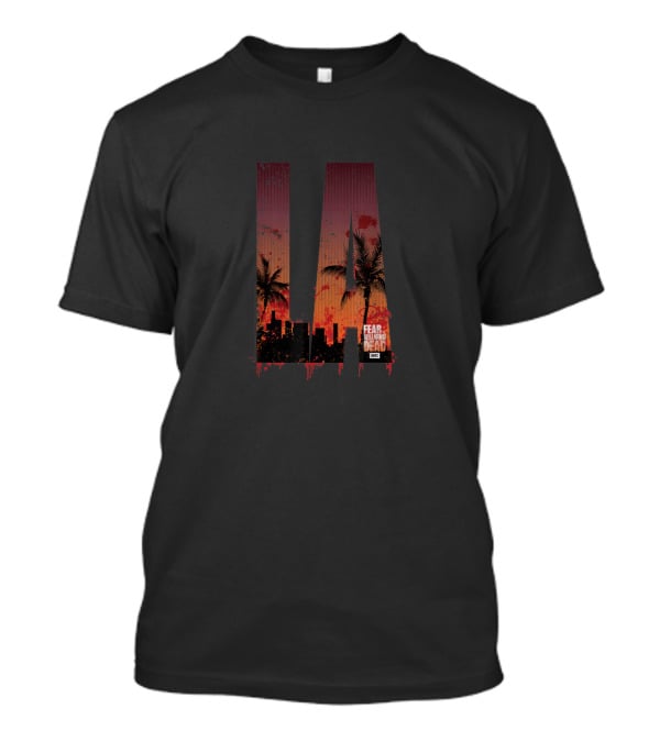 Fear The Walking Dead LA Palm Trees Skyline T-Shirt