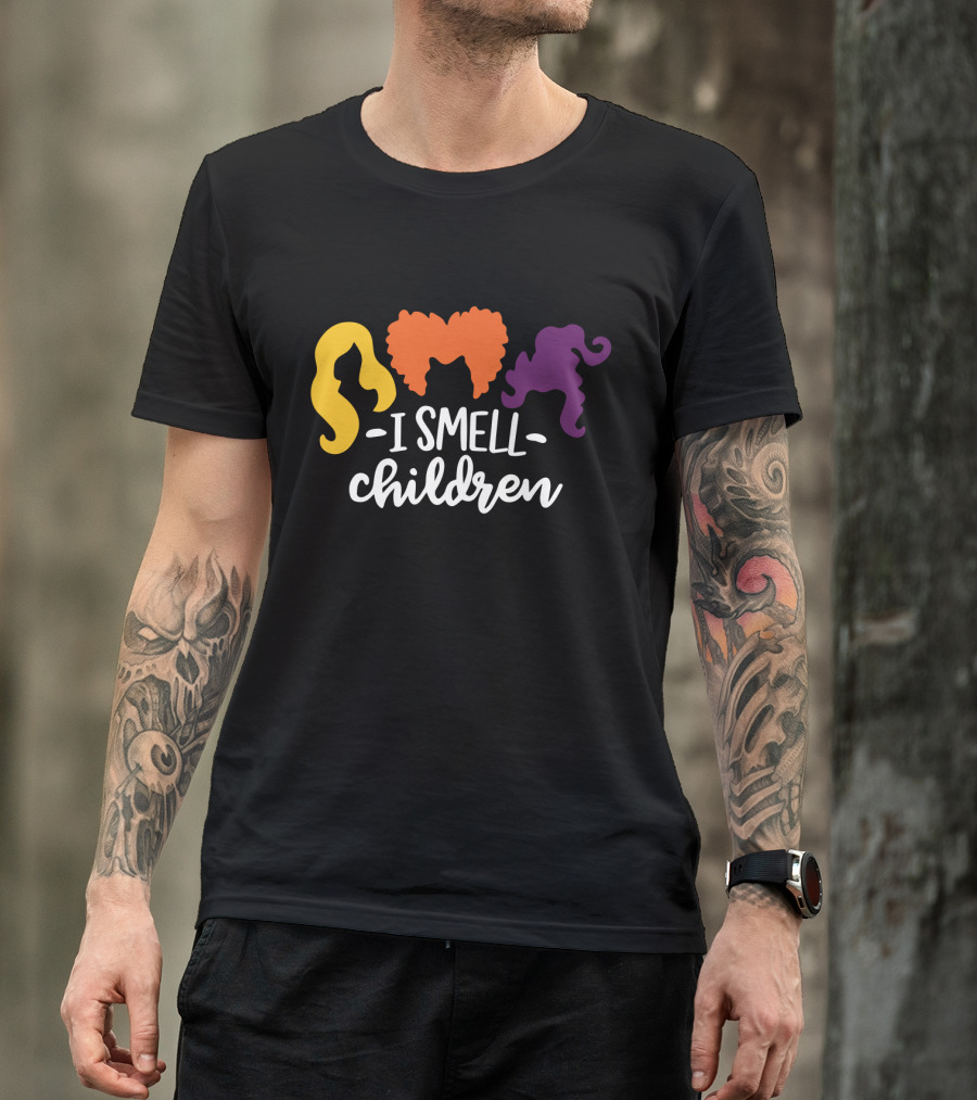 I Smell Children Hocus Pocus Sanderson Sisters Hair T-Shirt
