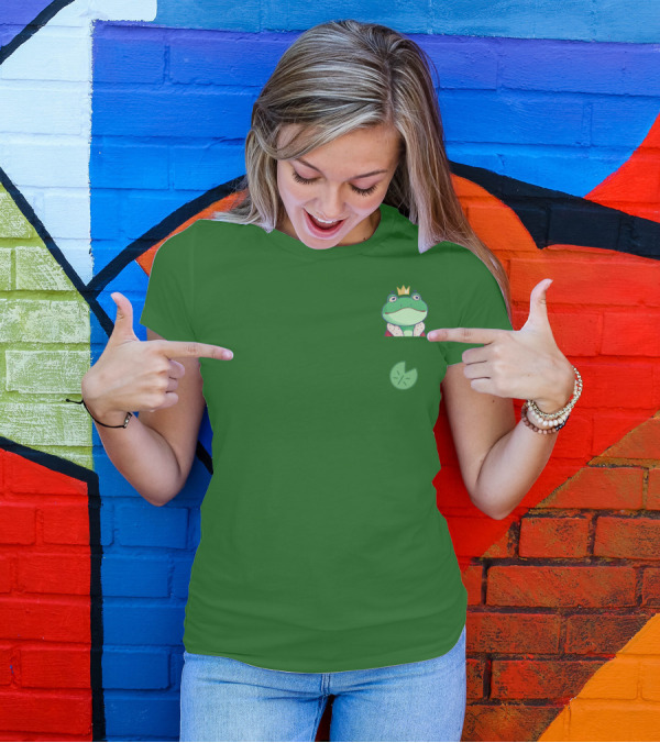 Boomerna Frog King Lily Pad Merch T-Shirt