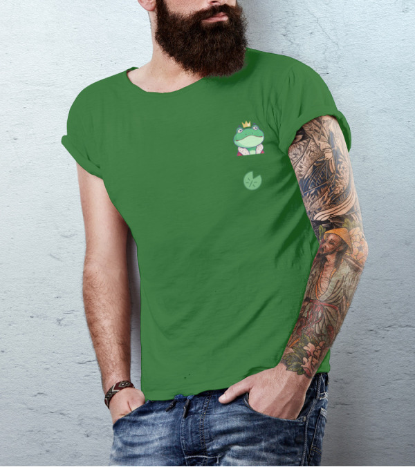 Boomerna Frog King Lily Pad Merch T-Shirt