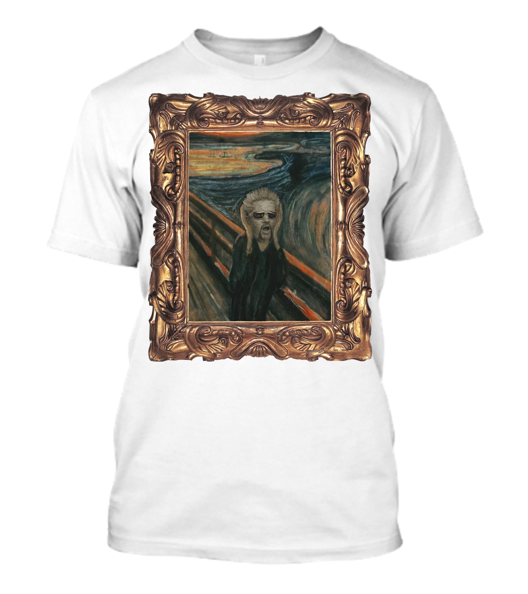 Guy Fieri The Scream Painting T-Shirt