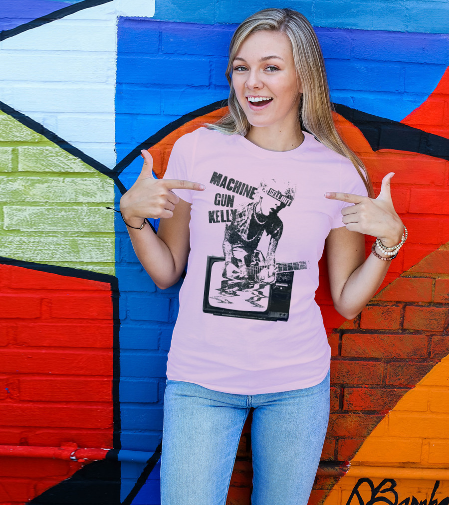 Machine Gun Kelly Sellout TV Guitar T-Shirt