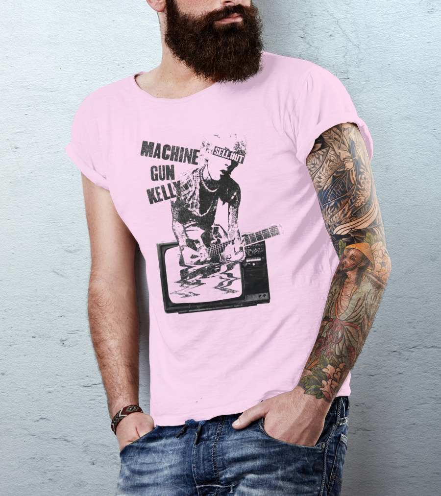 Machine Gun Kelly Sellout TV Guitar T-Shirt