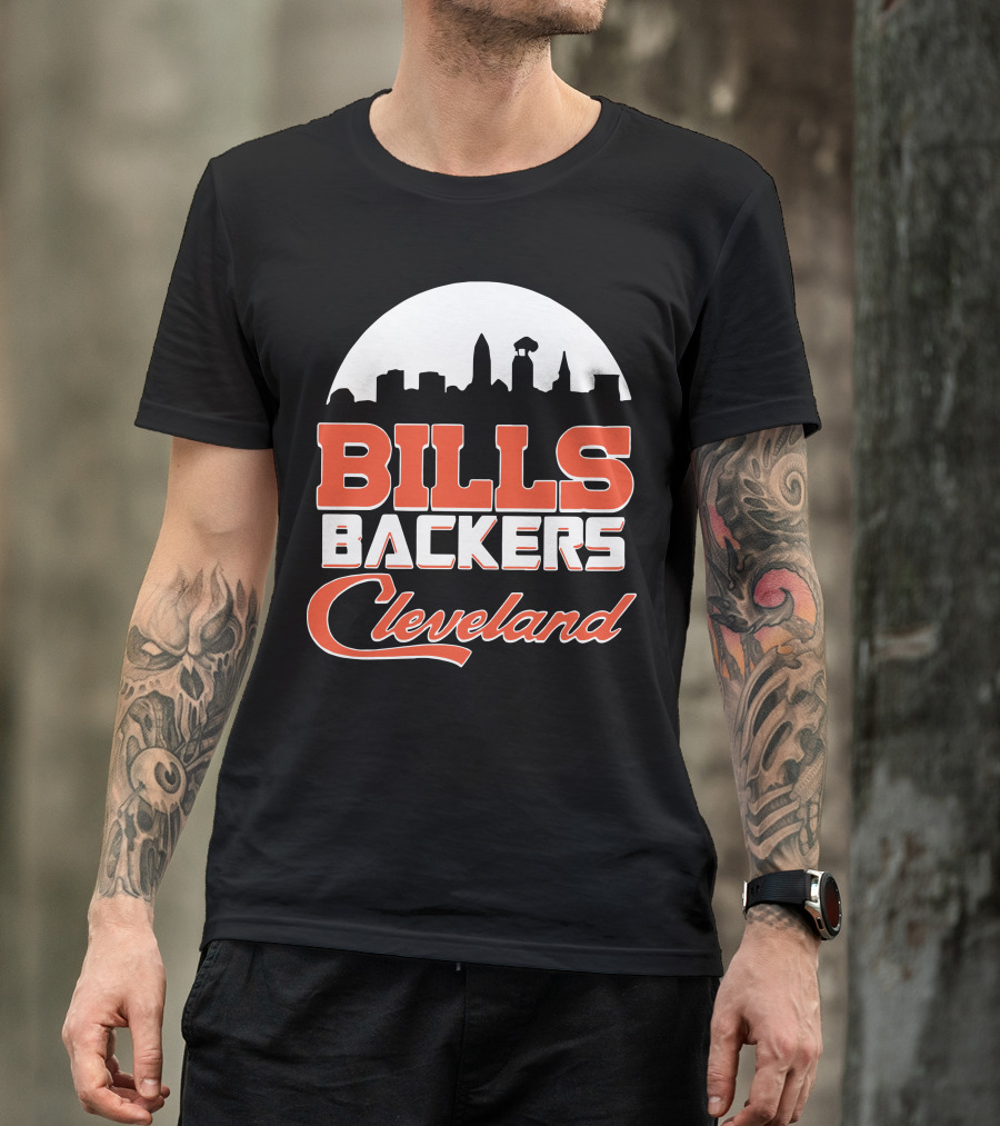 Bills Backers Cleveland Skyline T-Shirt