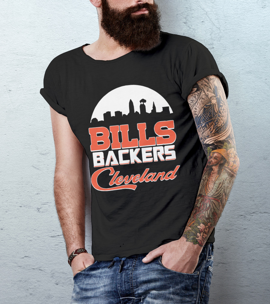 Bills Backers Cleveland Skyline T-Shirt