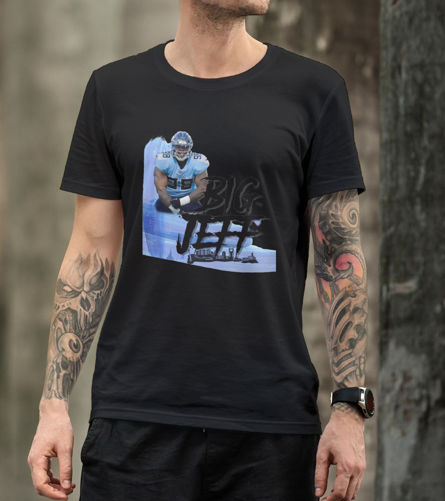 Big Jeff Titans 98 Football Player Jeffery Simmons T-Shirt