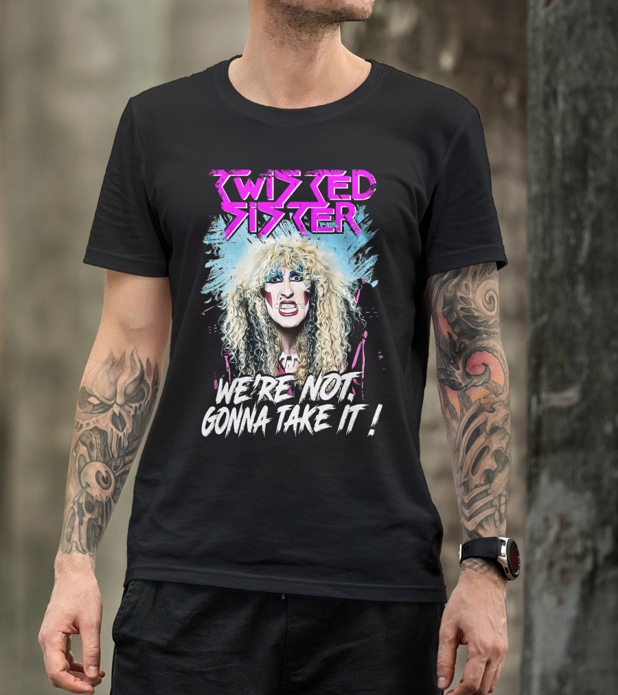 Twisted Sister We're Not Gonna Take It 80s Rock Band T-Shirt
