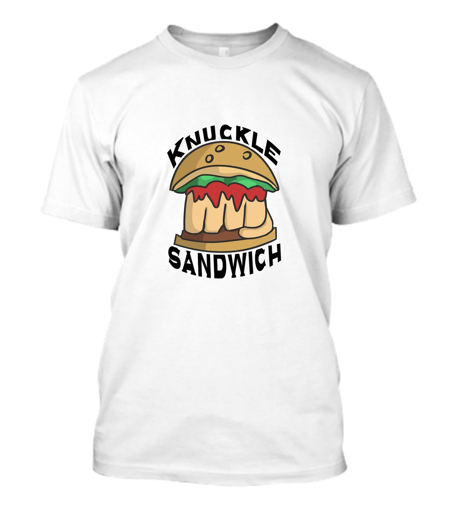 Knuckle Sandwich Fist Burger T-Shirt