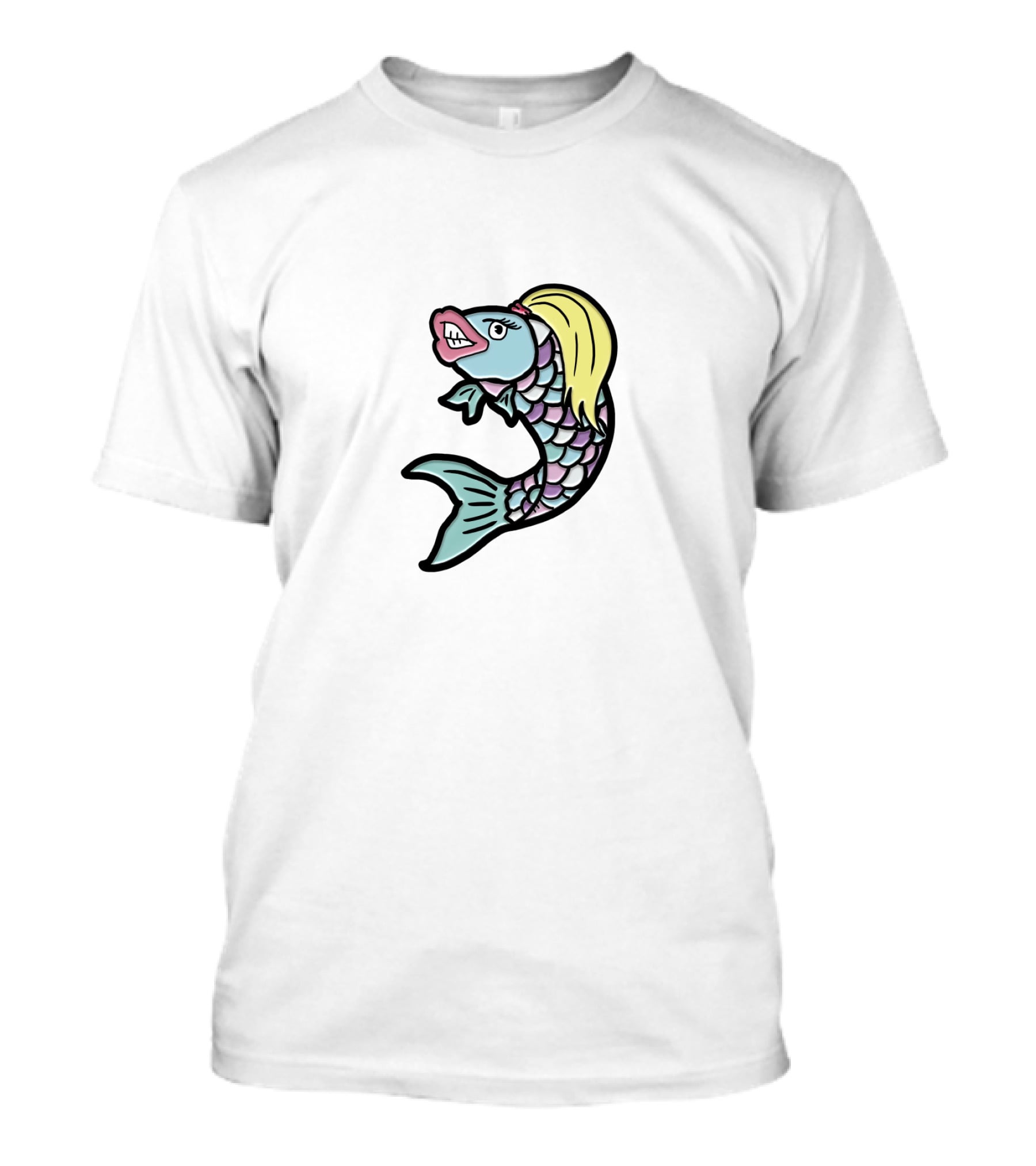 Trisha Paytas Blonde Mermaid Fish T-Shirt