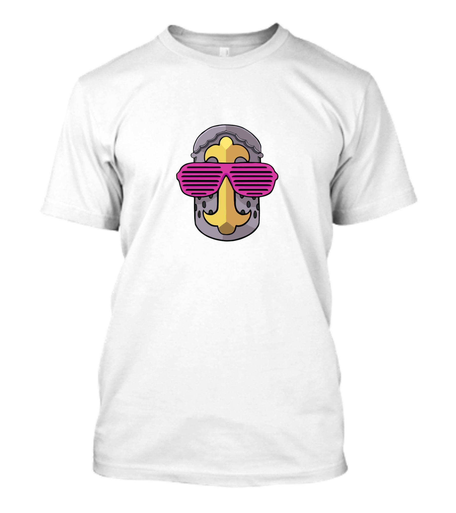 SwaggerSouls Mask Retro Pink Glasses T-Shirt
