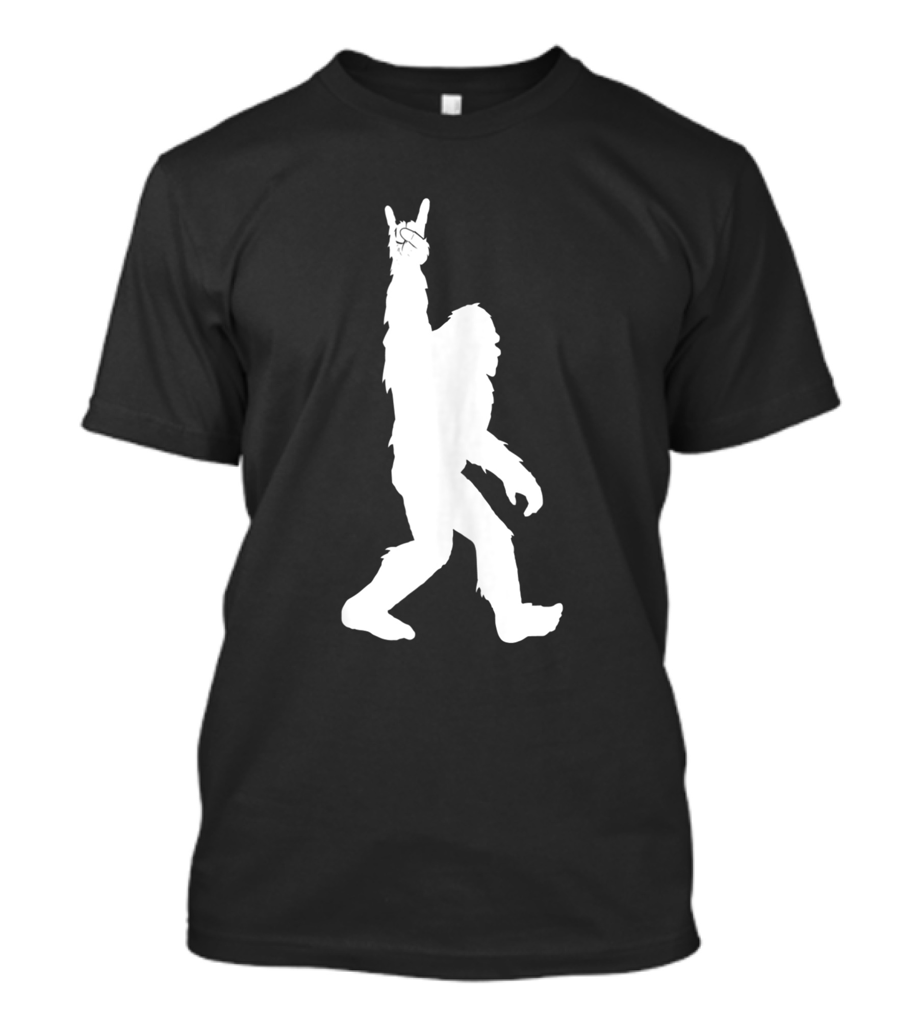 Bigfoot Sasquatch Rock And Roll For Funny Believers T-Shirt