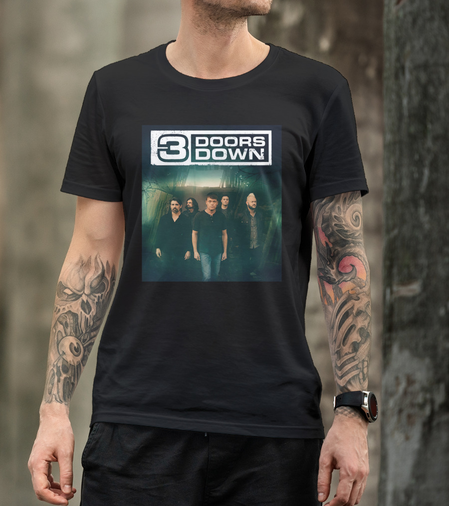 3 Doors Down Band Members Photo T-Shirt