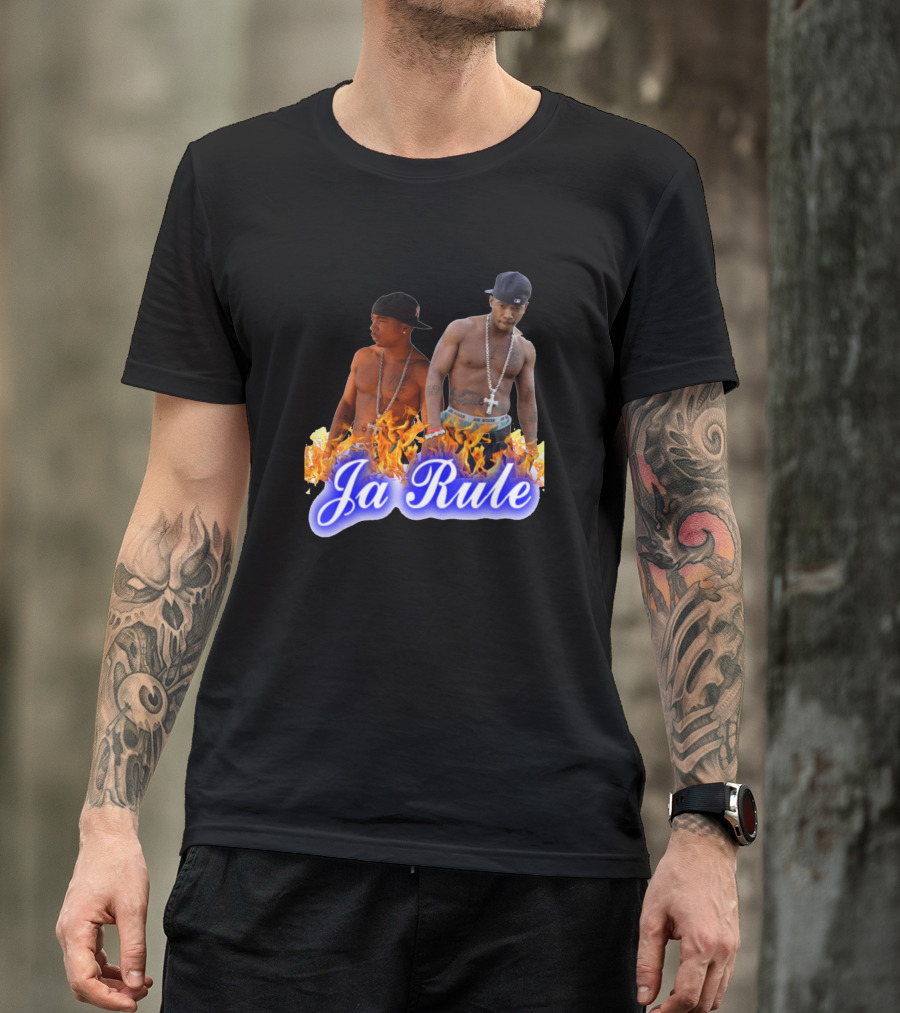 Ja Rule Vintage Fire Flames T-Shirt