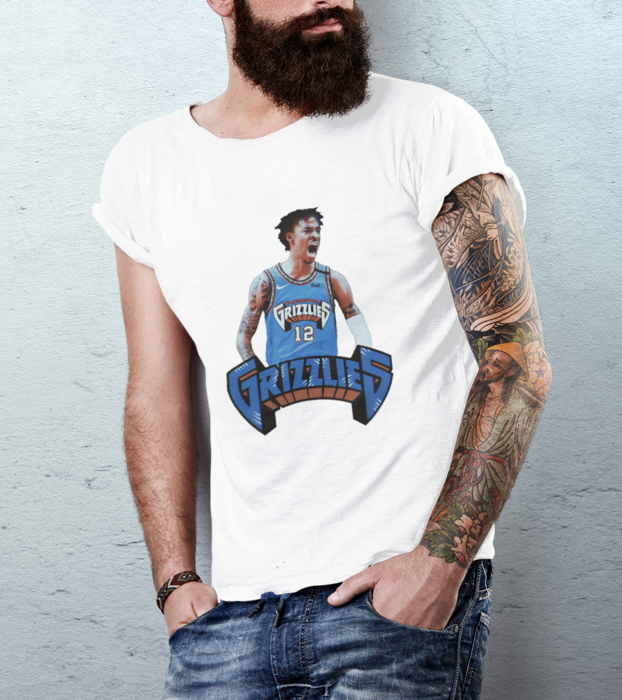 Funny Retro Feal Jamorant Grizzlies 12 Vancouver T-Shirt