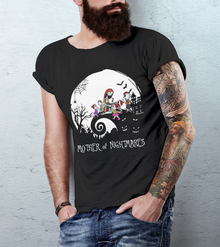 Mother Of Nightmares 3boys 3girls Halloween Scene T-Shirt