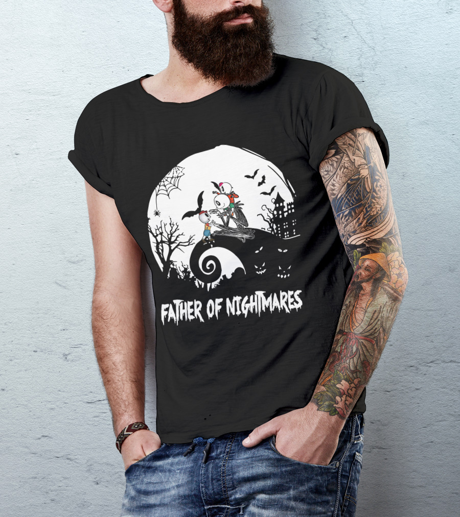 Father Of Nightmares Halloween Comedy T-Shirt