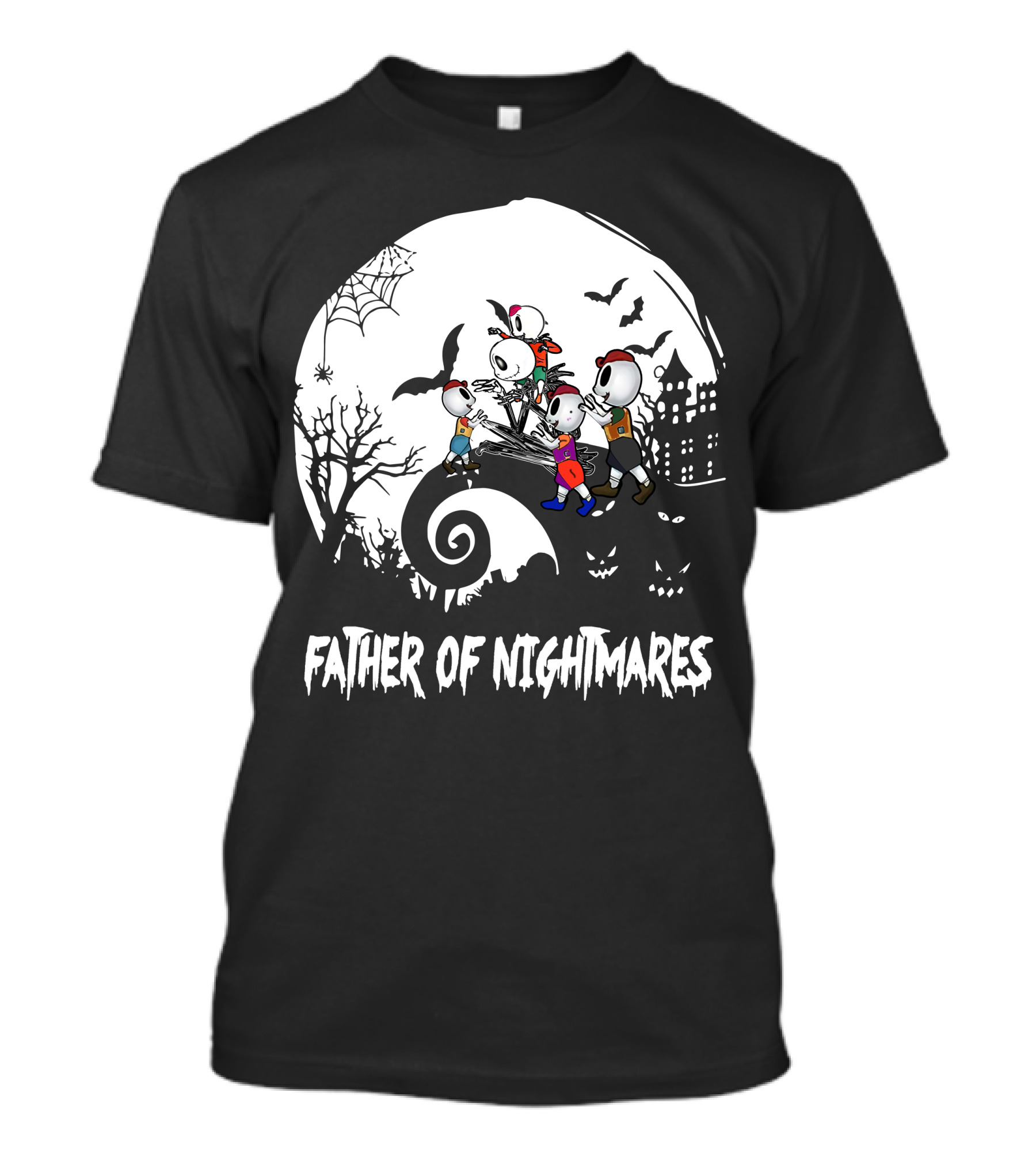 Father Of Nightmares Skeleton Halloween T-Shirt