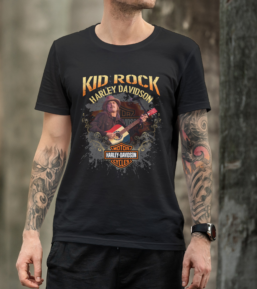 Kid Rock Harley Davidson Motorcycles T-Shirt