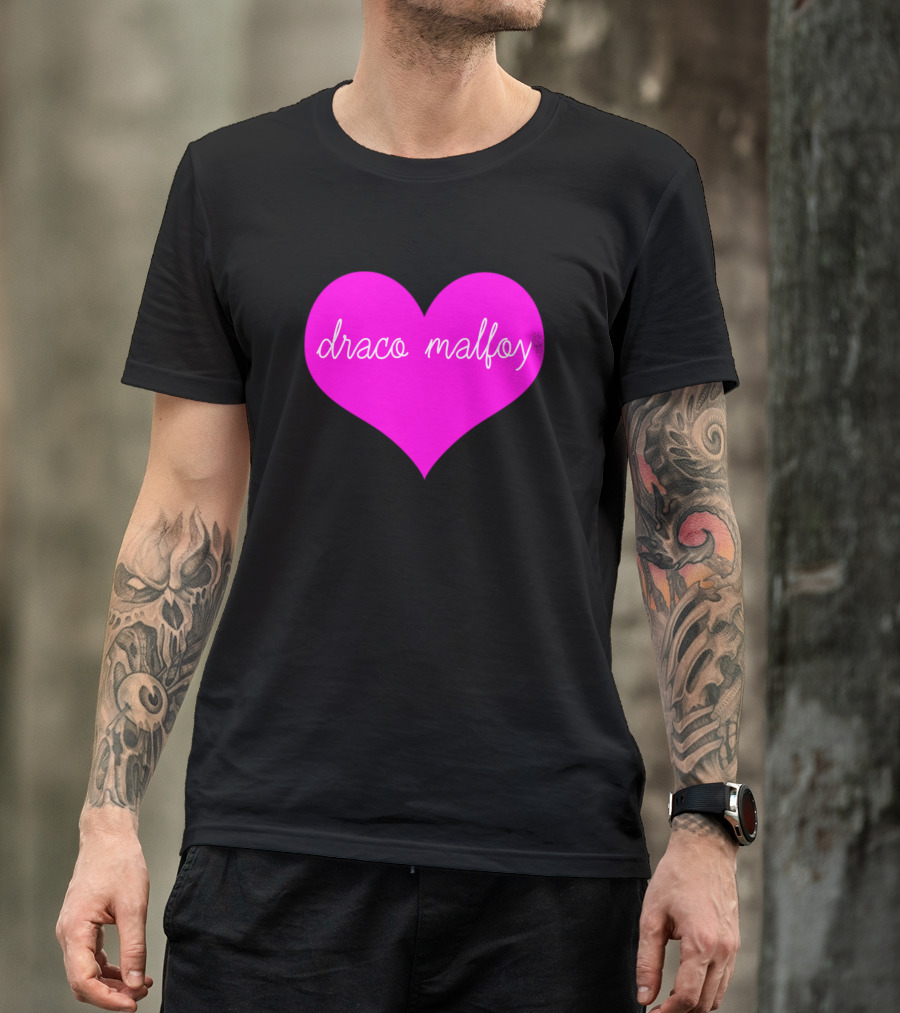 Draco Malfoy Heart Big Fun T-Shirt