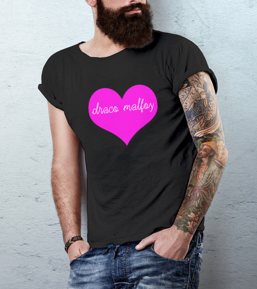 Draco Malfoy Heart Big Fun T-Shirt