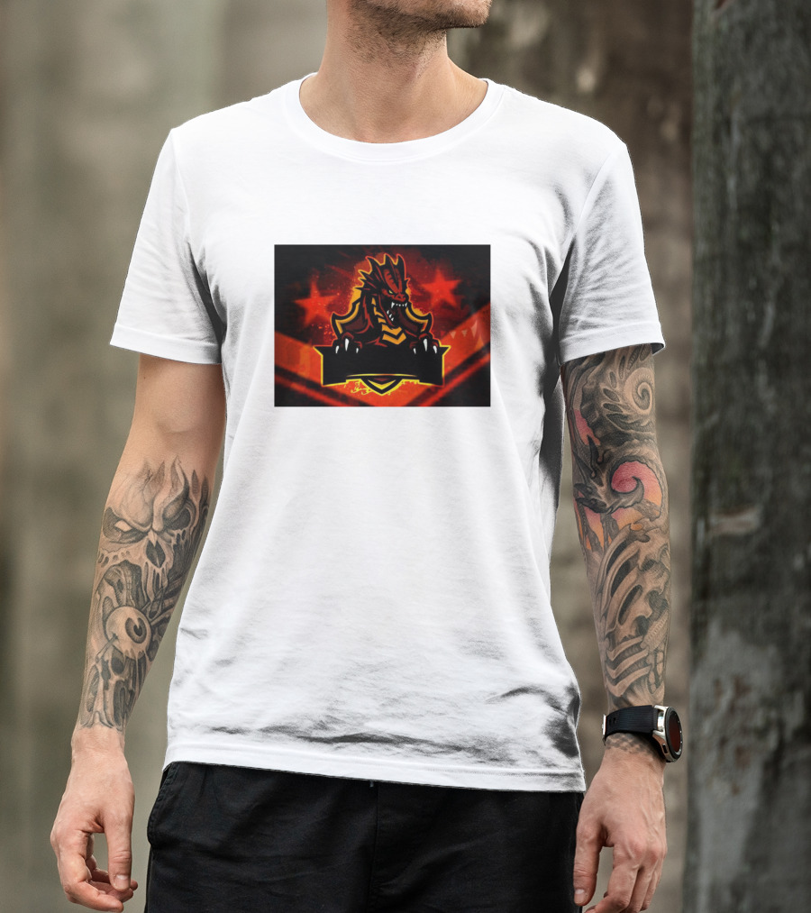 Draco6kin1 Fiery Dragon Emblem T-Shirt