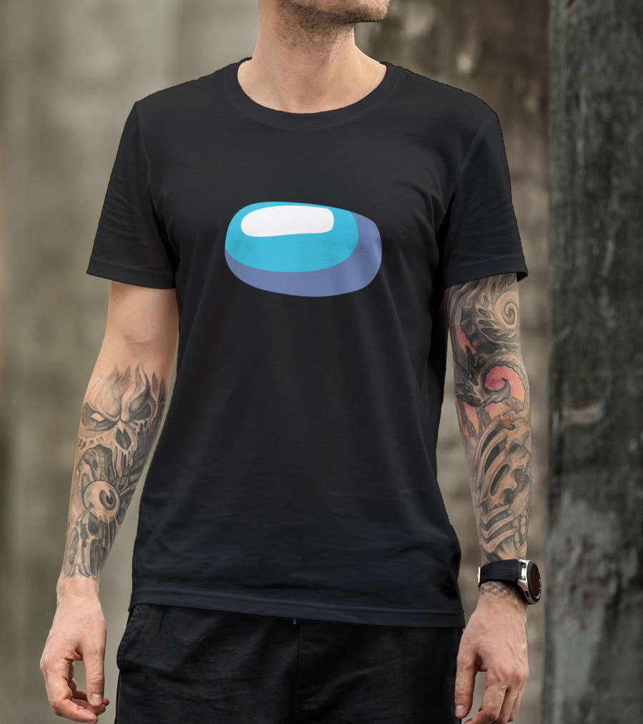 Among Us Crewmate Icon Large Visor T-Shirt