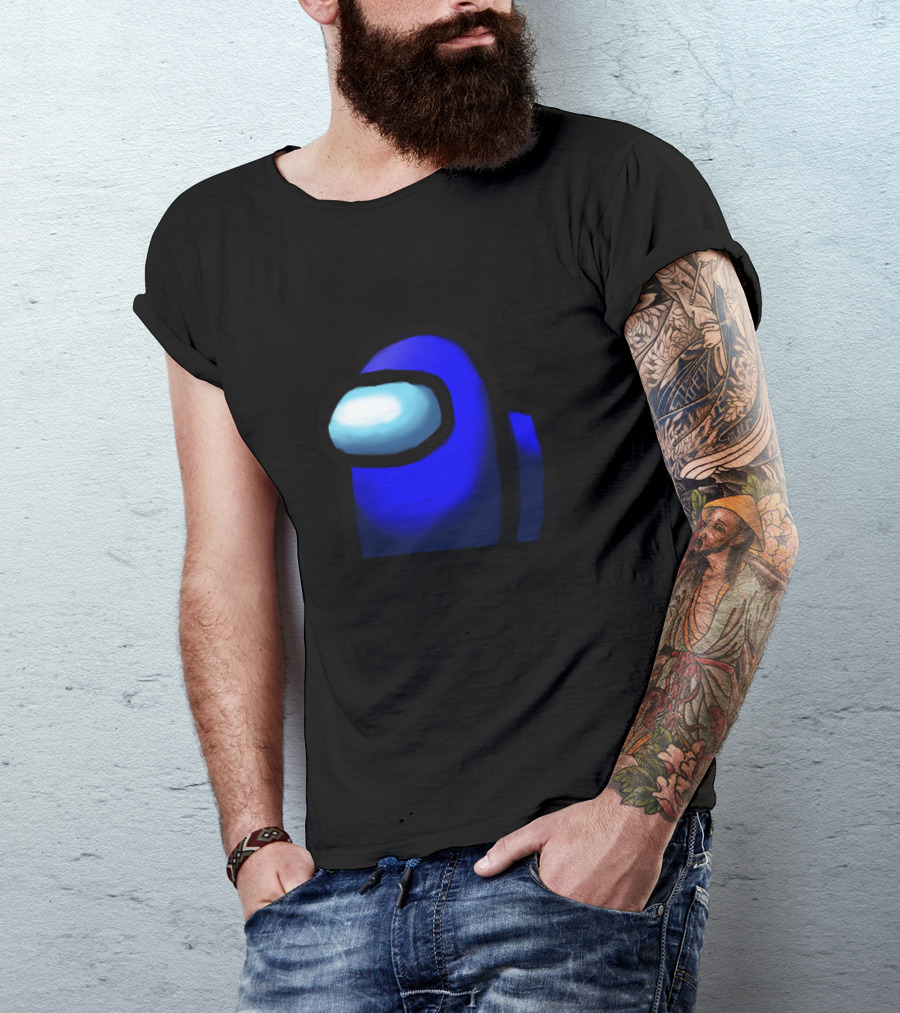 Among Us Crewmate Blue Character T-Shirt