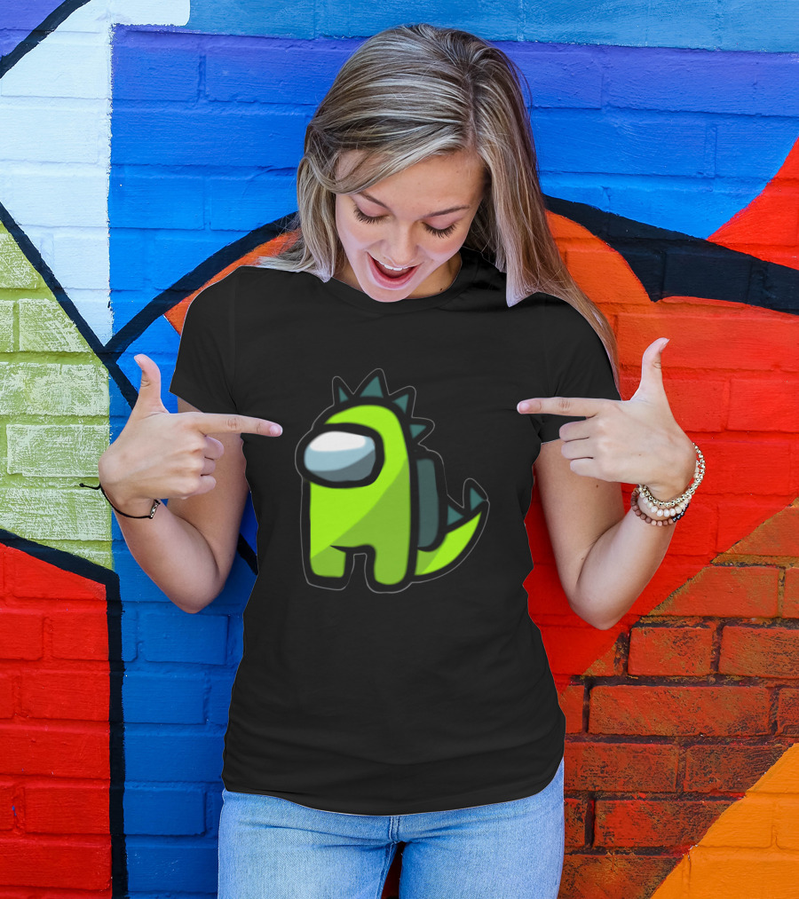 Among Us Crewmate Dinosaur Costume T-Shirt