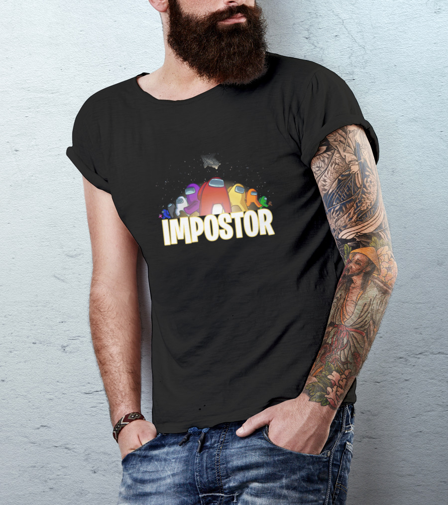 Among Us Merchi0z0n Impostor Crewmates Space T-Shirt