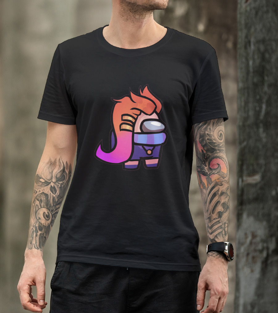 Among Us Character With Zoe Hairstyle From League Of Legends T-Shirt