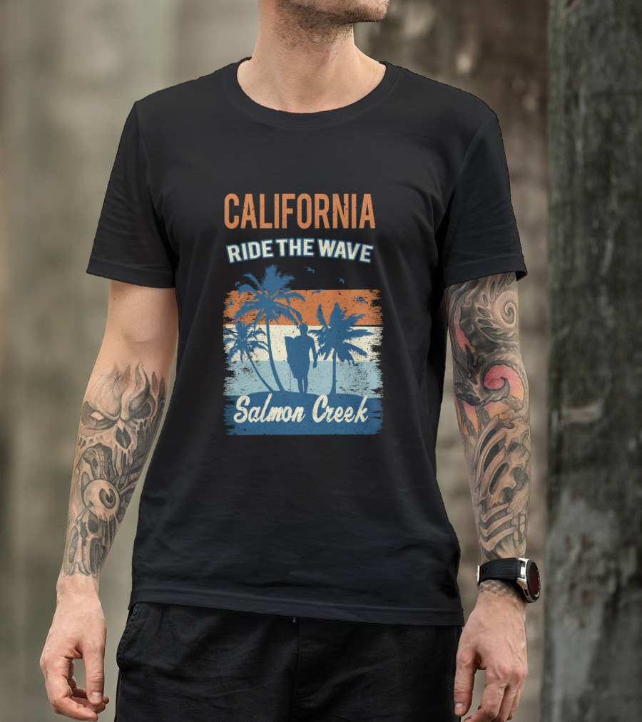 California Ride The Wave Salmon Creek T-Shirt
