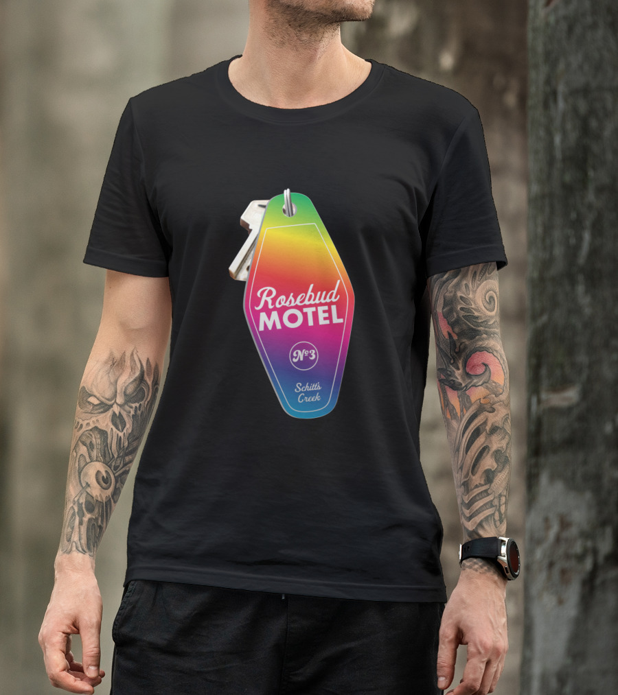 Rosebud Motel Key Tag Schitt's Creek Retro No. 3 T-Shirt