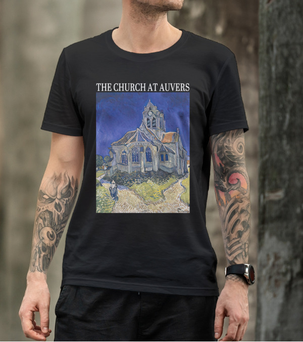 Van Gogh The Church At Auvers Painting By Vincent Van Gogh T-Shirt