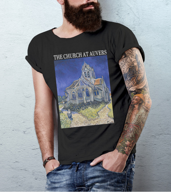 Van Gogh The Church At Auvers Painting By Vincent Van Gogh T-Shirt
