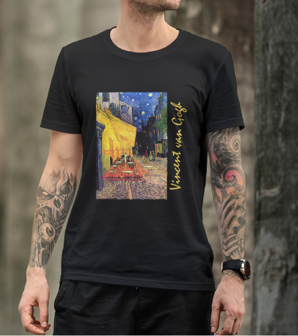 Vincent Van Gogh Café Terrace At Night T-Shirt