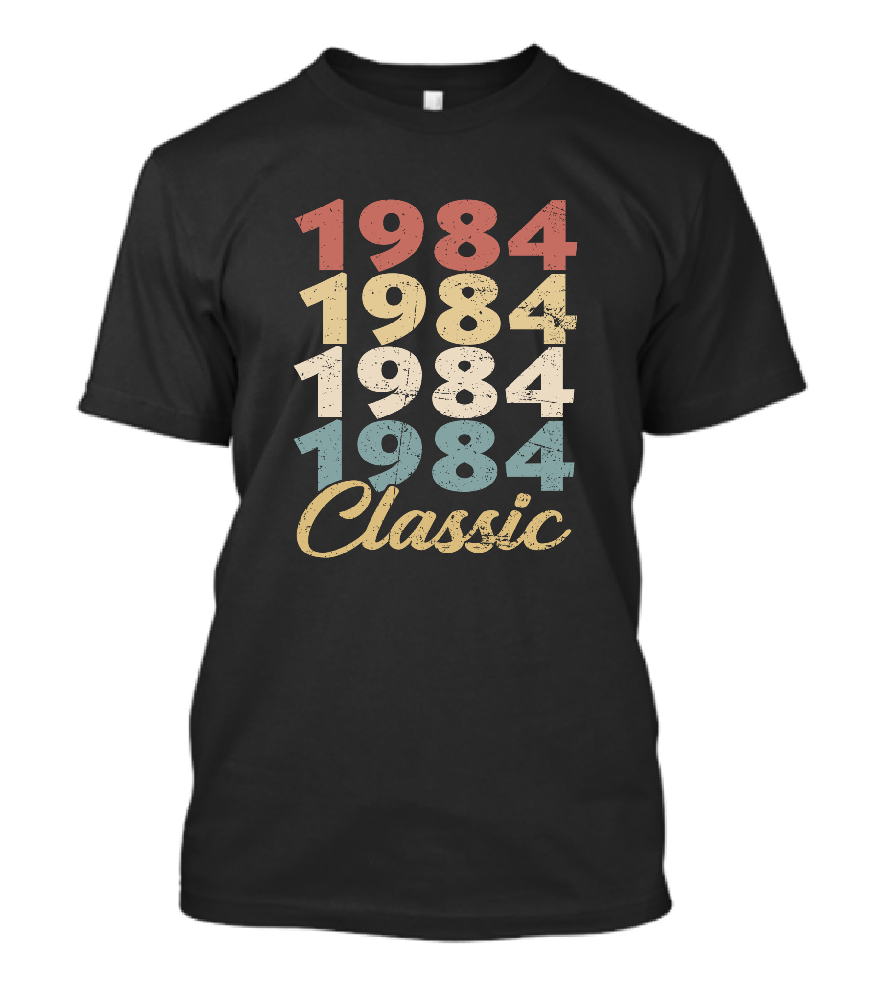 1984 Classic Retro Rainbow T-Shirt