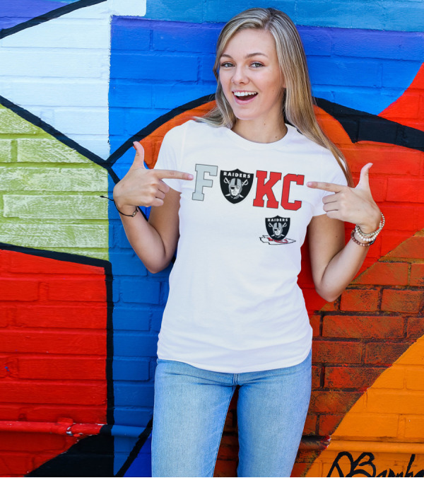 F Raiders KC Chiefs T-Shirt