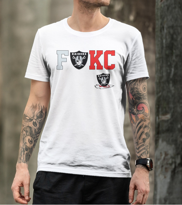 F Raiders KC Chiefs T-Shirt