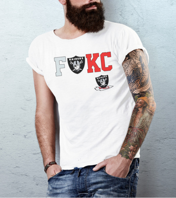 F Raiders KC Chiefs T-Shirt