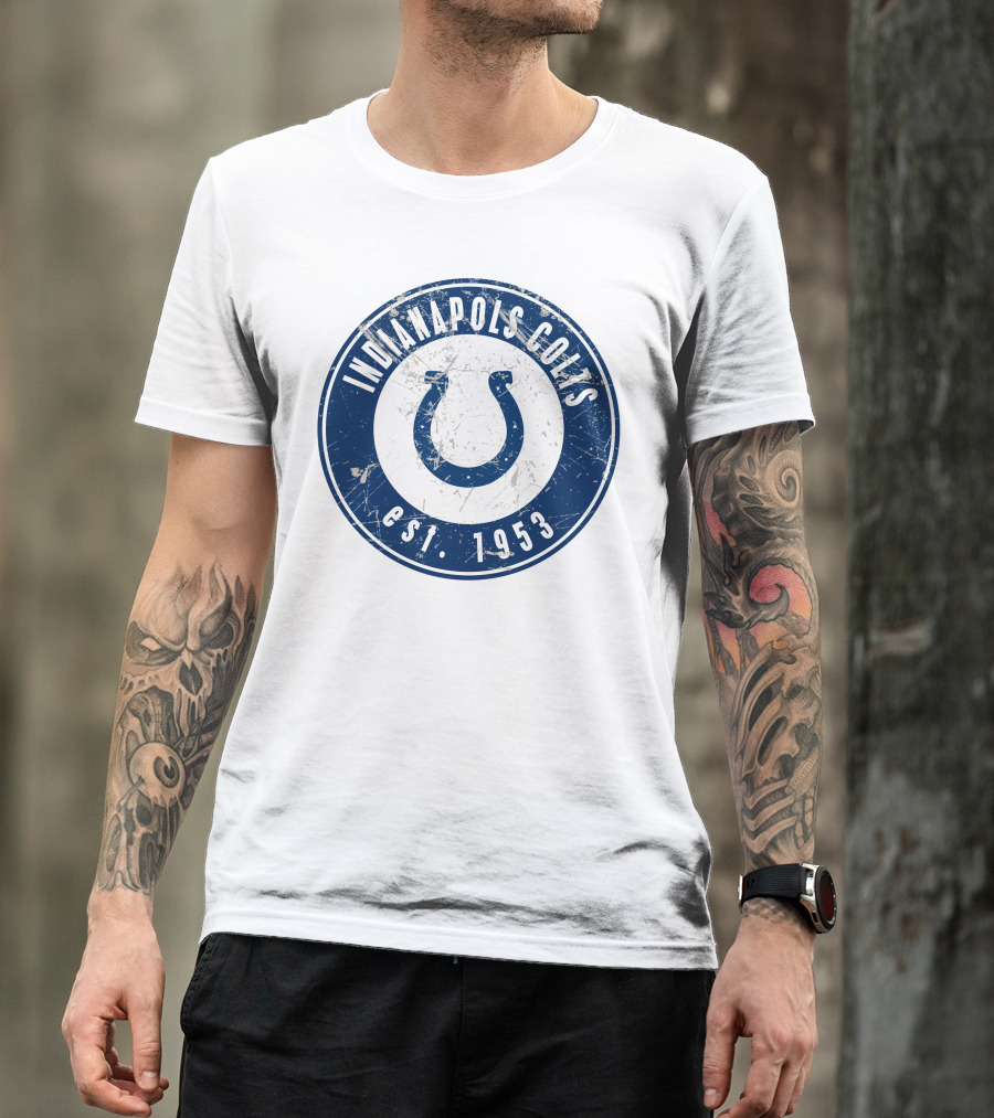 Indianapolis Colts Est. 1953 Vintage Horseshoe T-Shirt