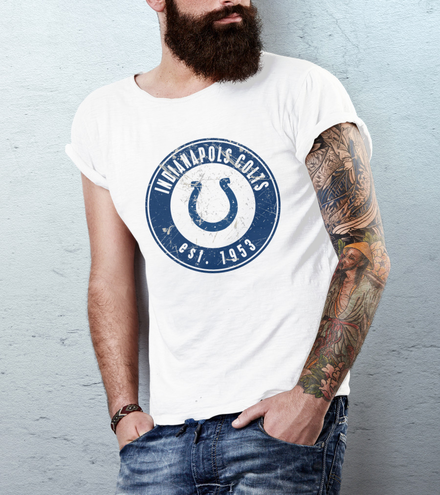 Indianapolis Colts Est. 1953 Vintage Horseshoe T-Shirt