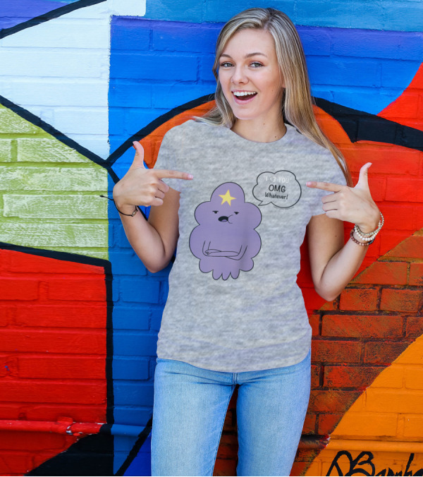 Adventure Time Lumpy Space Princess I <3 You OMG Whatever Raglan T-Shirt